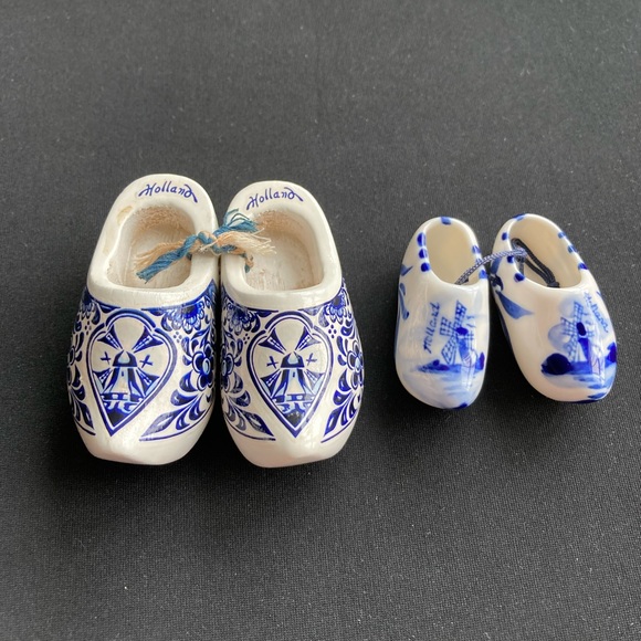 Dutch Clogs, hand painted, collectible items from Holland - Picture 1 of 5